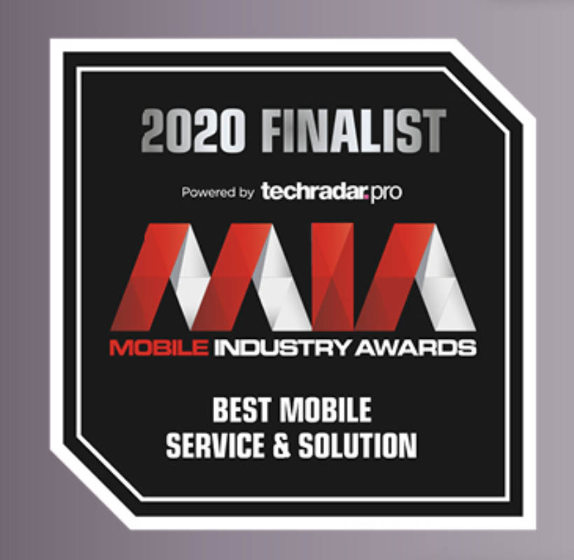 The One Point Once finalists for mobile news awards best mobile service and solution