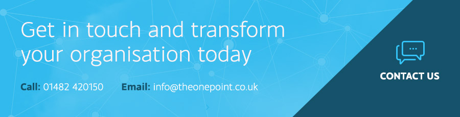 The One App get in touch