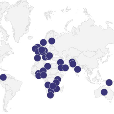 The One Tracker operating in 37 contries