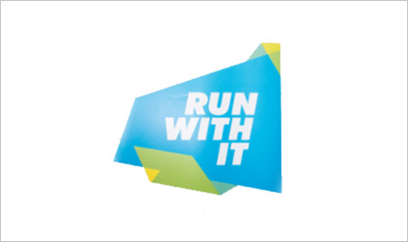 we support run with it